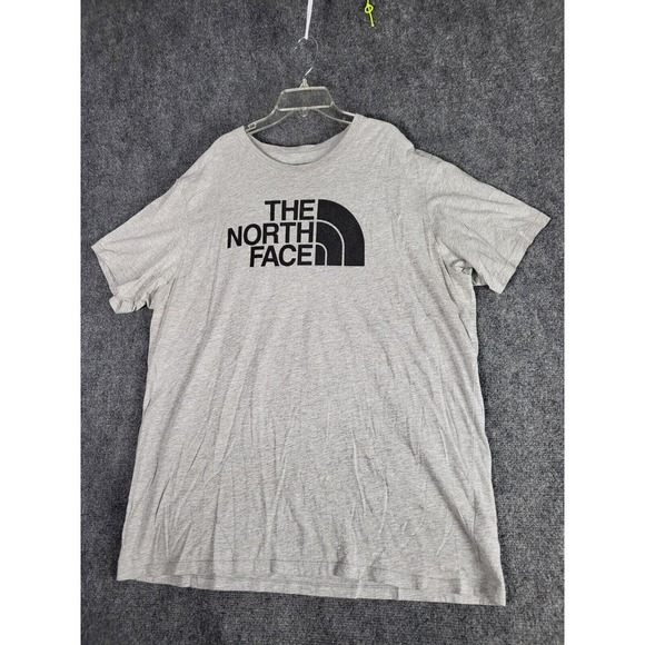 The‎ North Face T-Shirt Mens Sz XXL Gray Logo Graphic Casual Hiking Outdoor Life - Picture 1 of 11
